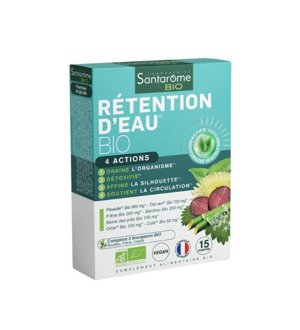 SANTAROME RETENTION D'EAU 15 COMPRIMES