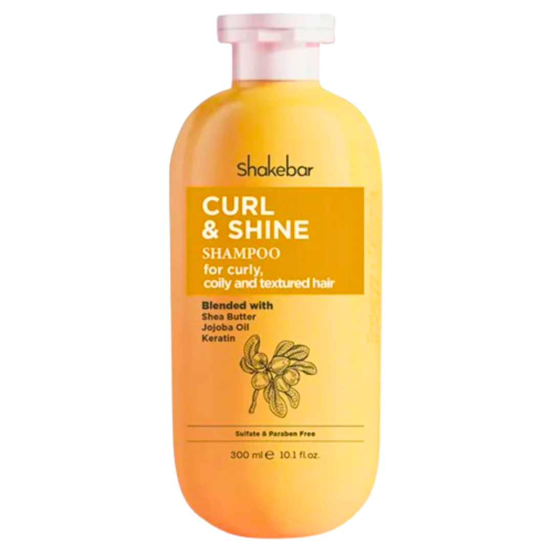 Shakebar Curl &amp; Shine Hair Shampoo 300ml
