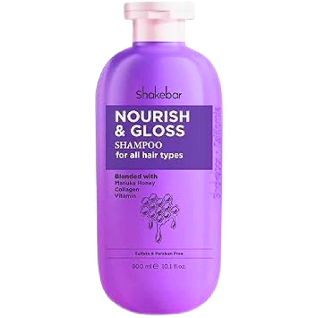Shakebar Nourish &amp; Gloss Hair Shampoo 300ml