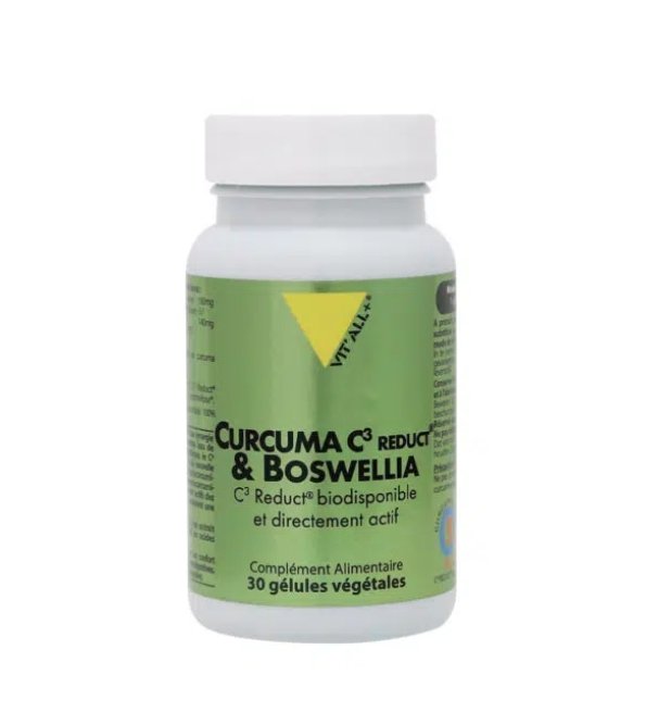 VITALL PLUS CURCUMA C3 REDUCT &amp; BOSWELLIA 30 GELULES