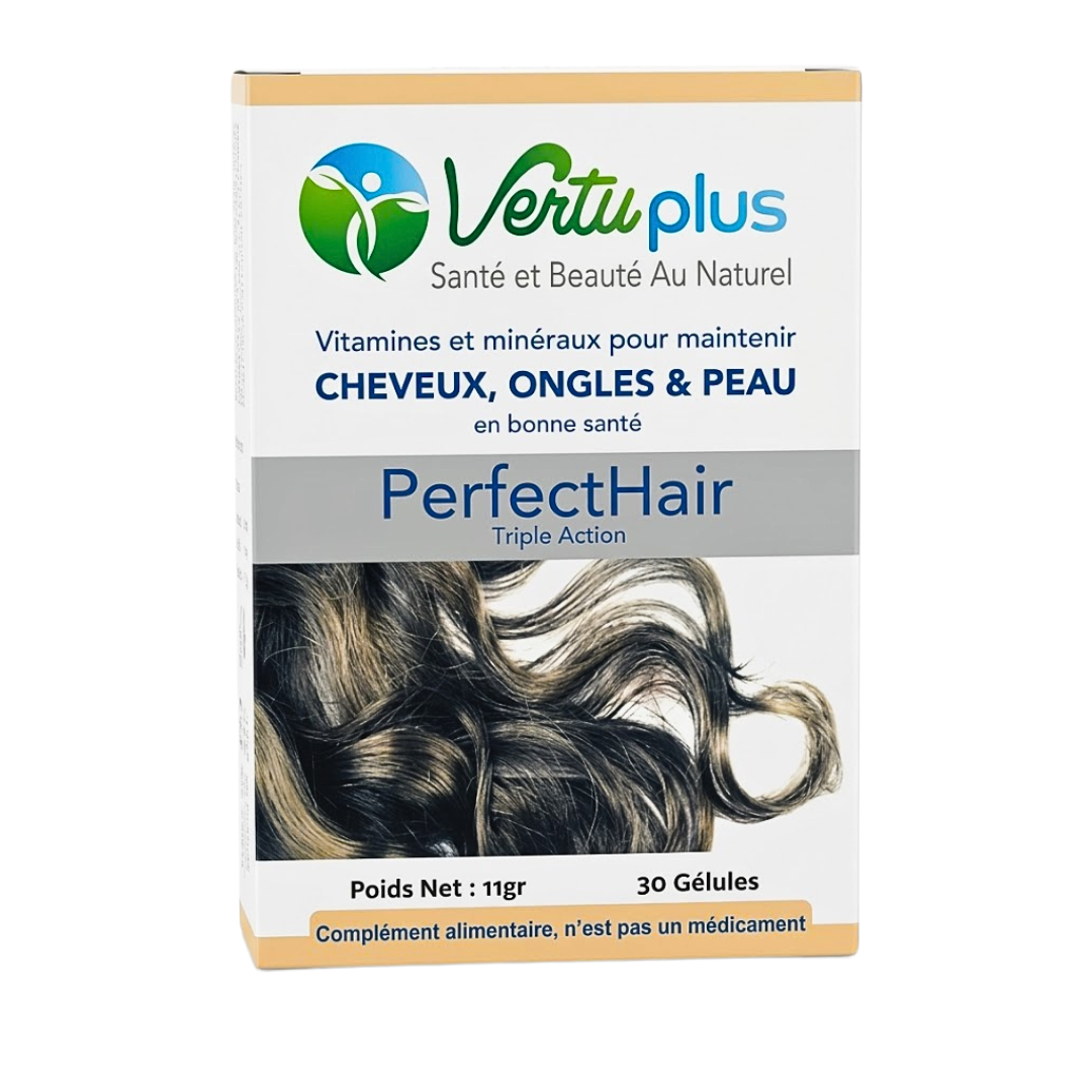 Vertu Plus Perfect Hair Cheveux+Ongles&amp;Peau 30elules