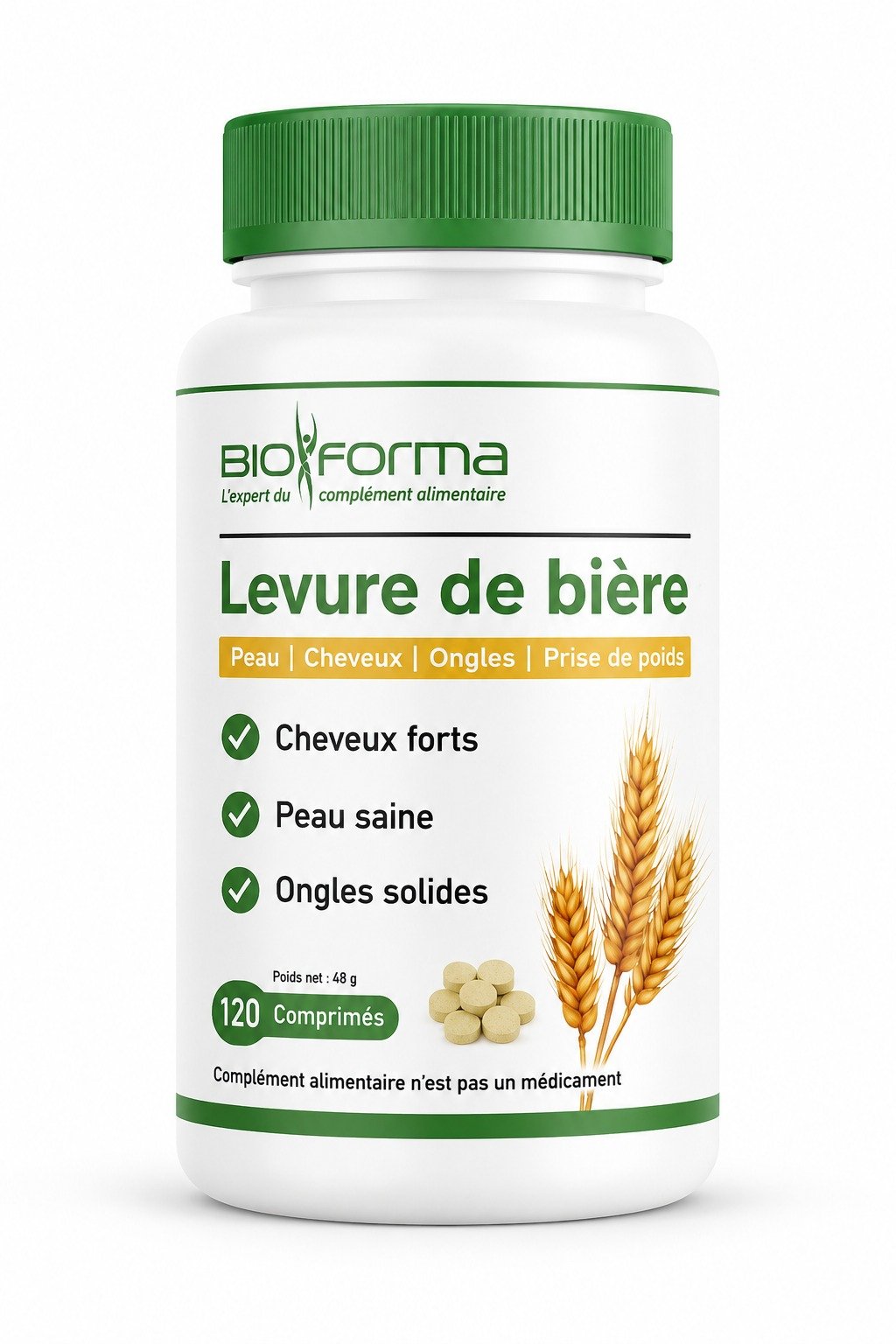 Bioforma Levure De Biere 120 Comprimes