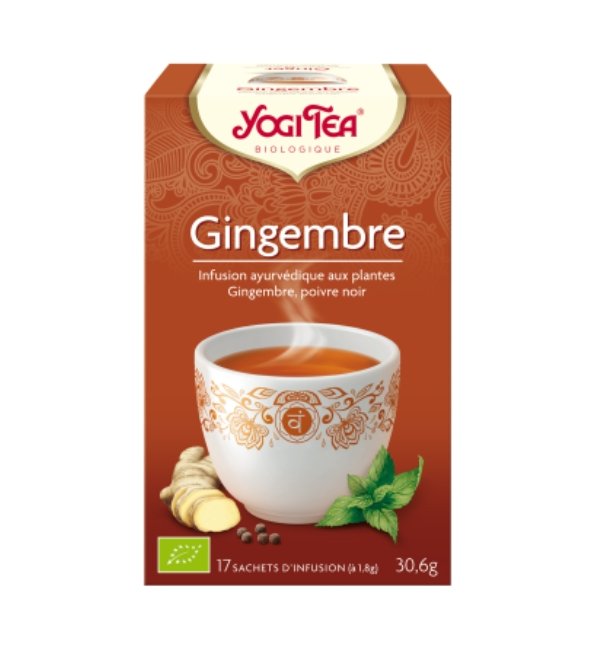 YOGI TEA GINGEMBRE 17 X 2G