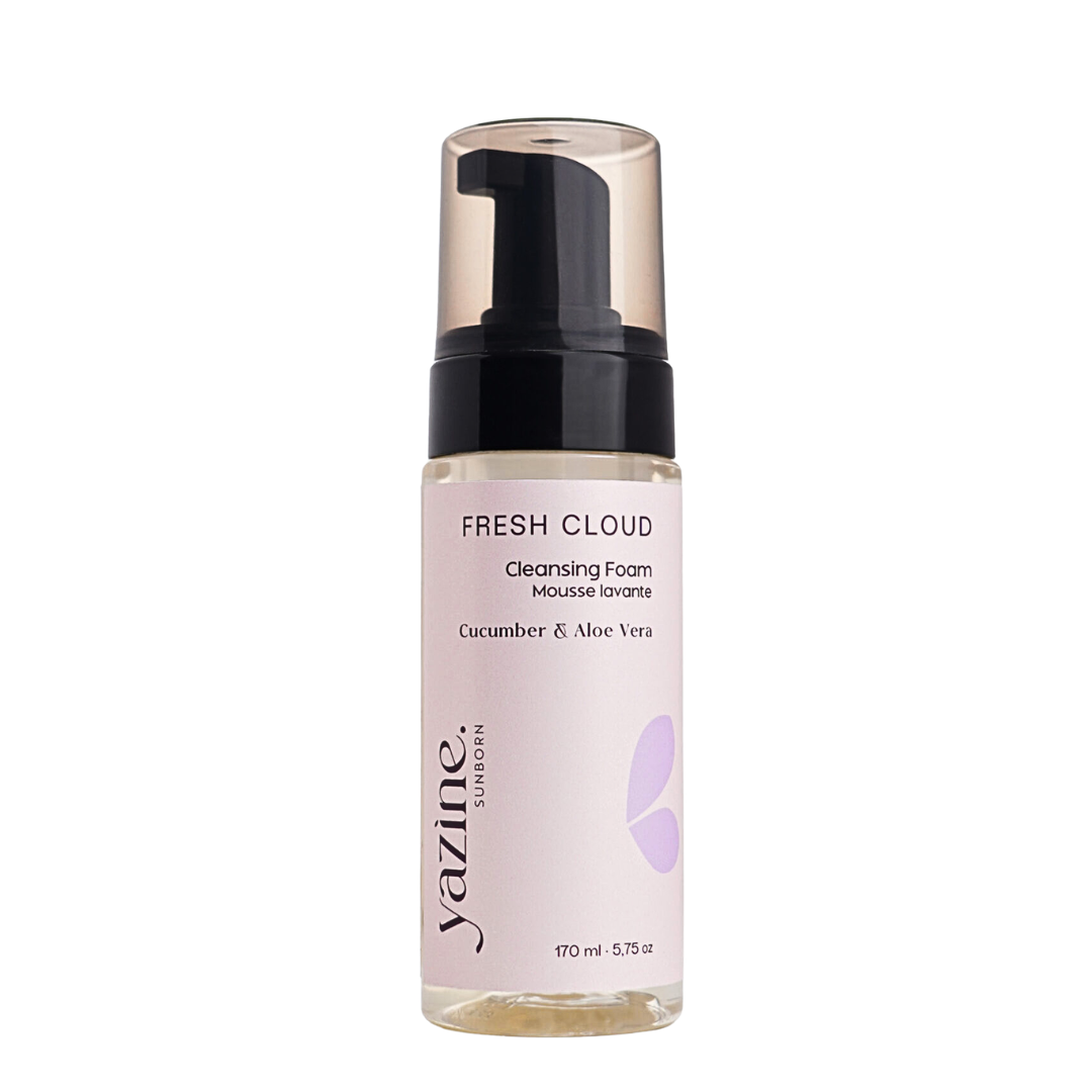 Yazine Mousse Lavante Cucumber &amp; Aloe Vera 170ml