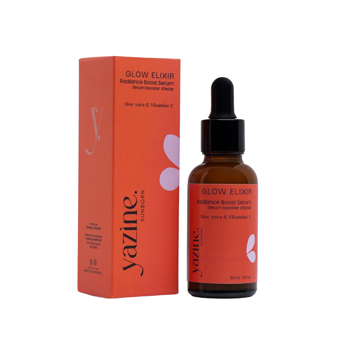 Yazine Serum Booster D'eclat Aloe Vera &amp; Vitamine C 30ml