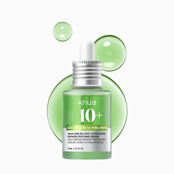 ANUA Azelaic Acid 10% Serum Hyaluronique 30ml Anti-Imperfections Éclat Taches Pigmentaires