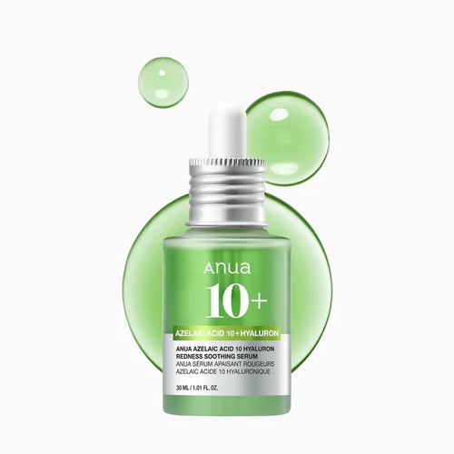ANUA Azelaic Acid 10% Serum Hyaluronique 30ml Anti-Imperfections Éclat Taches Pigmentaires