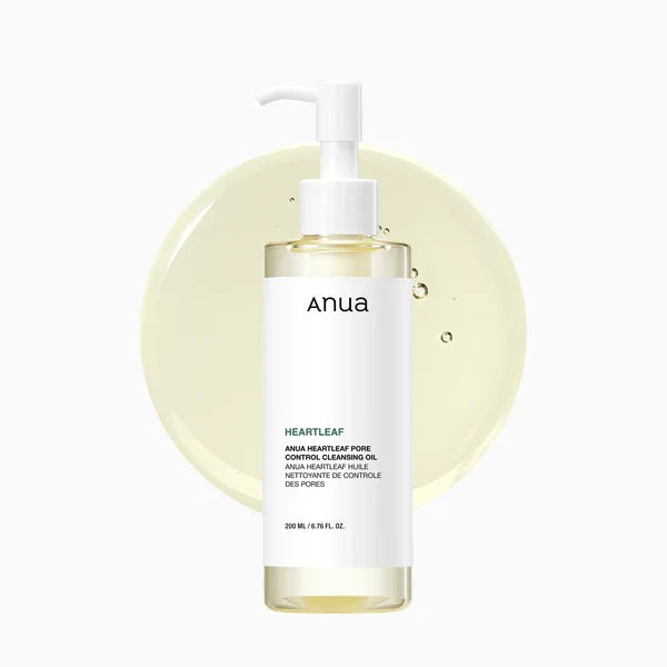 ANUA HeartleaF Pore Control Cleansing Oil 200ml Huile Nettoyante Démaquillante Pores