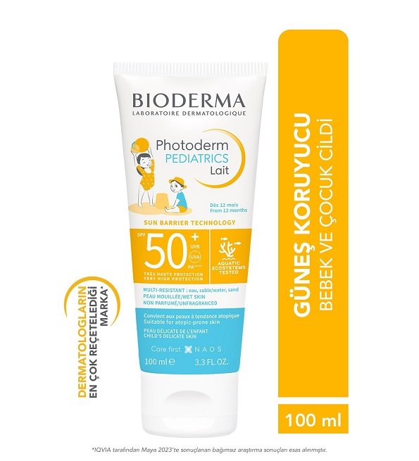 Bioderma Photoderm Lait Solaire Pediatrics Spf50+ 100ml