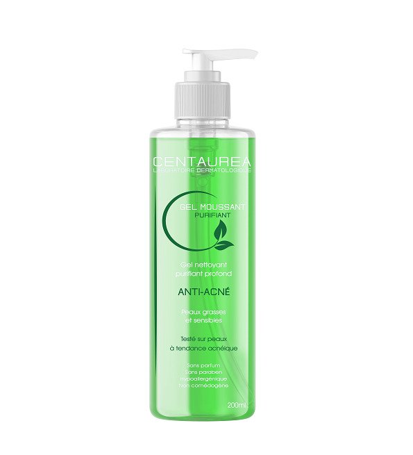 Centaurea Gel Moussant Purifiant Anti Acne 200ml