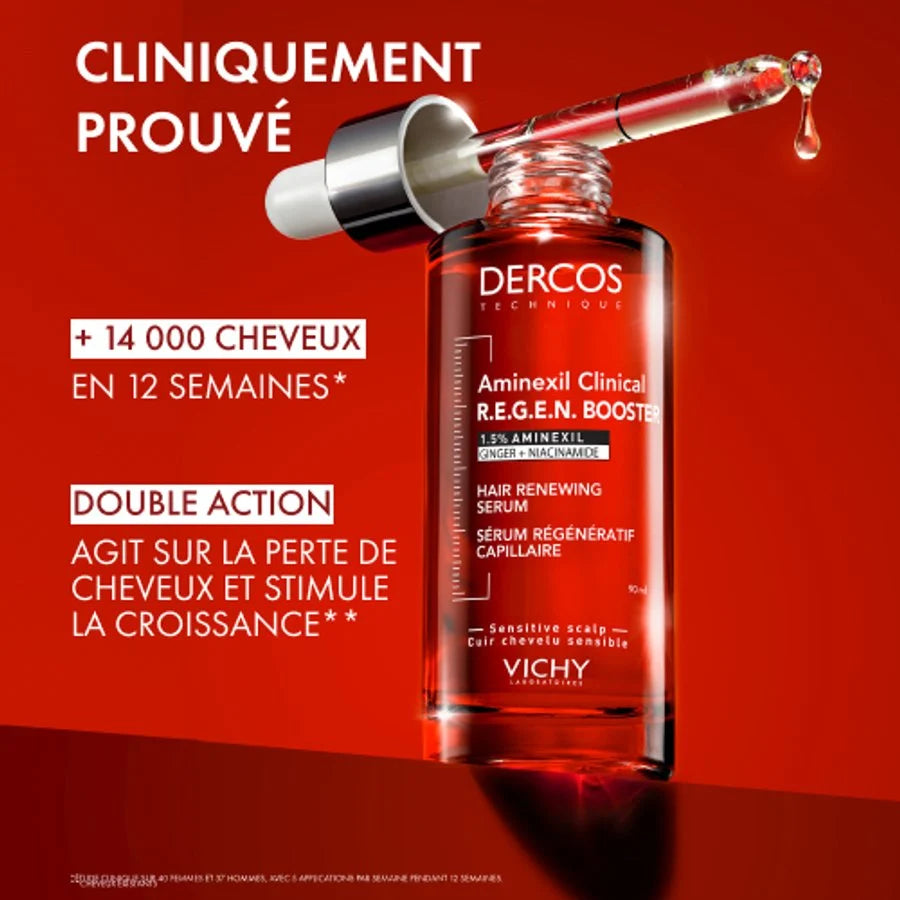 VICHY DERCOS Aminexil Clinical R.E.G.E.N. BOOSTER – Sérum Capillaire Rénovateur