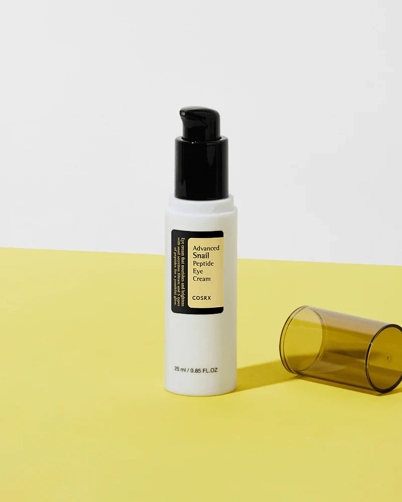 COSRX Advanced Snail Peptide Eye Cream 25ml Crème Contour Yeux Anti-Âge Peptides Snail Mucin Rides Cernes Hydratation