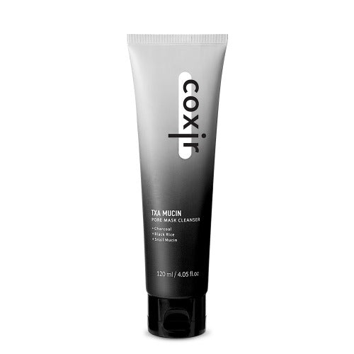 COXIR TXA Mucin Pore Mask Cleanser 120ml Nettoyant Masque 2-en-1 Acide Tranexamique Mucine Escargot Pores Resserrés Éclat
