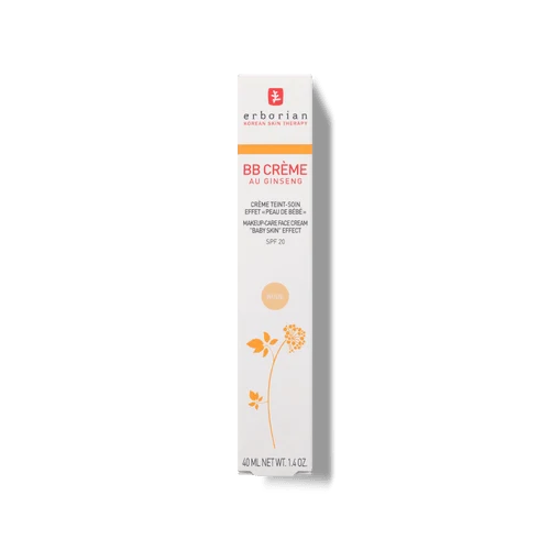 ERBORIAN BB Crème au Ginseng Nude Spf 20 | 40 ml
