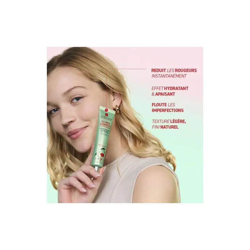 ERBORIAN CC Red Correct crème anti-rougeurs Spf 25 | 45 ml