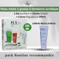 H&amp;S Line Gel Purifiant 200ml + Ecran Solaire 50ml + Creme Regulatrice 50ml Pack