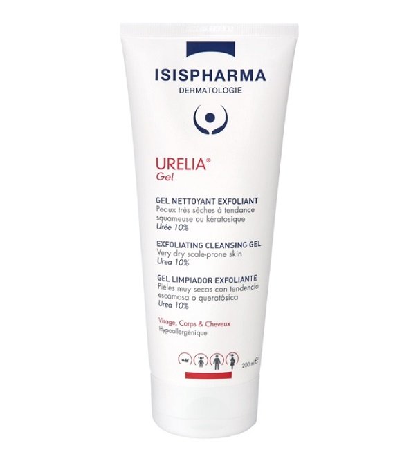 isispharma-urelia-gel-nettoyant-exfoliant-200-ml