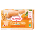 BABYBIO Petits Boudoirs à l'huile Essentielle d'orange Douce 120G