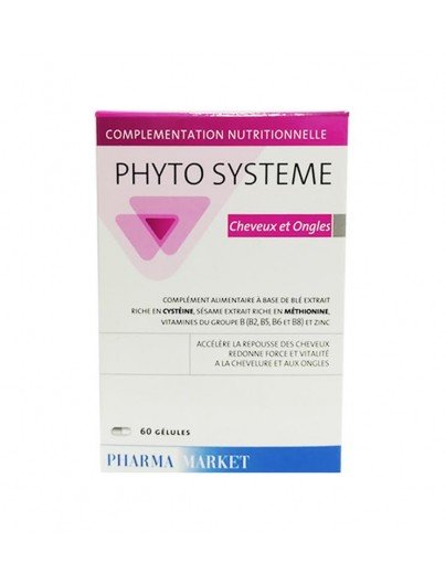 Phyto systeme Cheveux &amp; Ongles 60gelules
